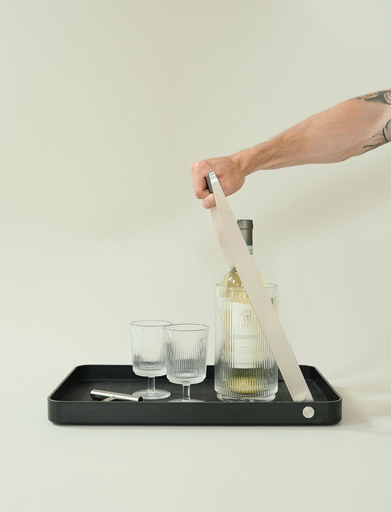 X 8 Stelton Take Away Serverings Tray Black LS